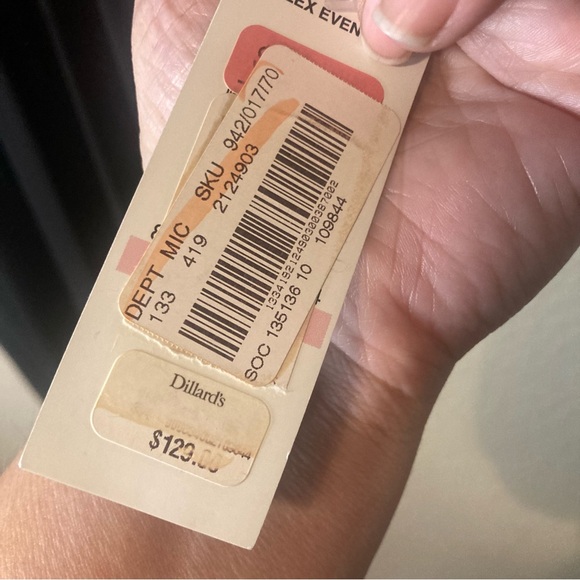 Alex Evenings Womens 10 Black Long Sleeve Gown Maxi Dress Formal Wedding $129 - Picture 8 of 16